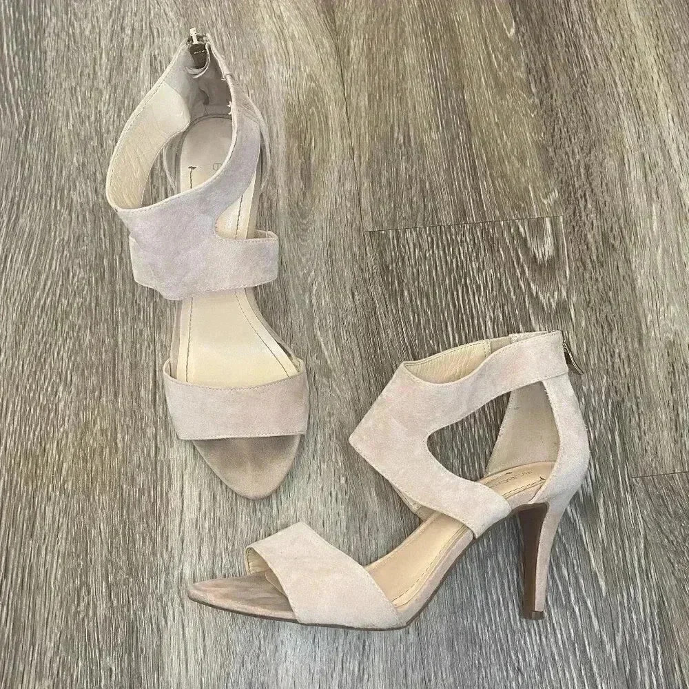 Womens BCBGeneration Tan Suede Heels - 8